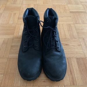 TIMBERLAND BLACK BOOTS
